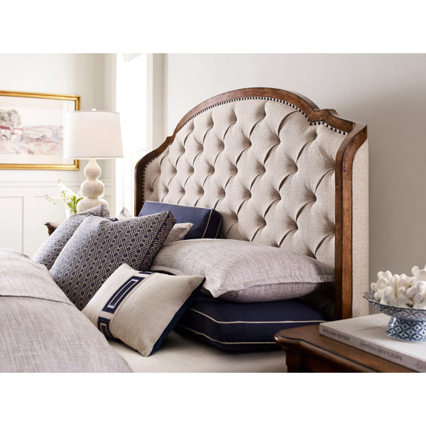 Upholstered deals standard bed